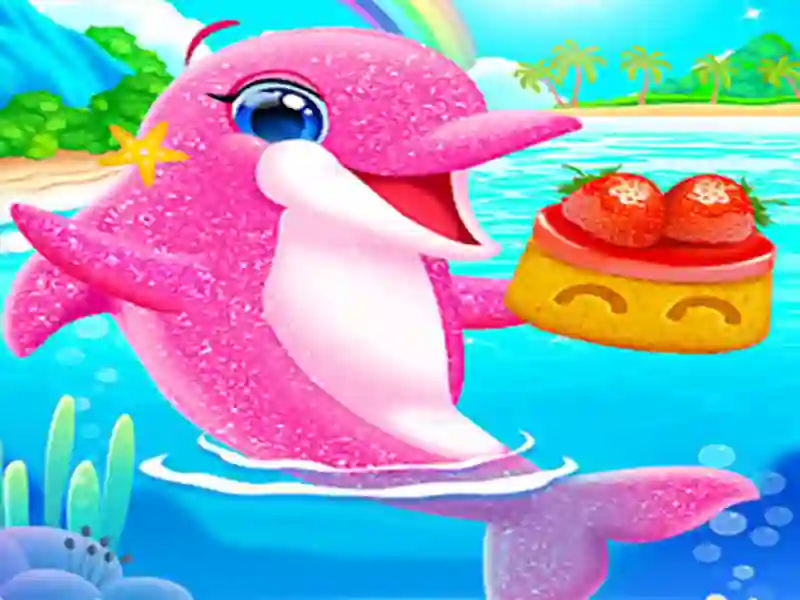 بازی My Twin Dolphin Baby Care آنلاین