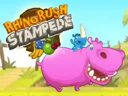 بازی Rhino Rush Stampede آنلاین