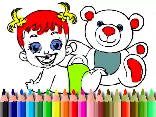 بازی Back To School: Baby Doll Coloring آنلاین