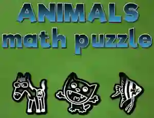 بازی Animals Math Puzzles آنلاین