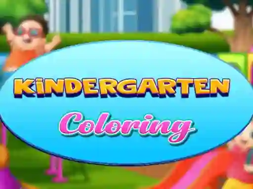 بازی Kindergarten Coloring آنلاین