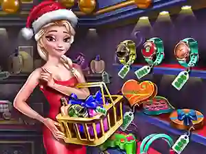 بازی Ice Queen Shopping Xmas Gift آنلاین
