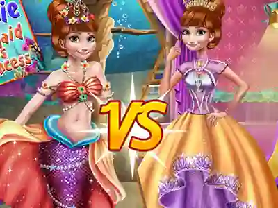 بازی Anna mermaid vs princess آنلاین
