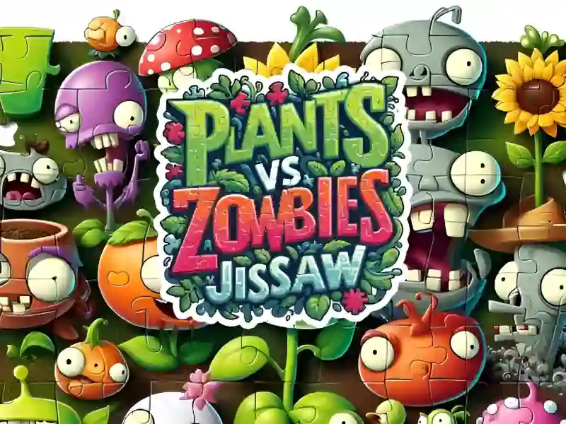 بازی Plants vs Zombies Jigsaw آنلاین