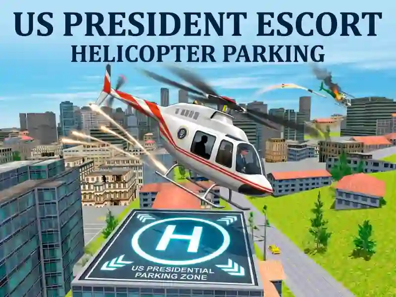 بازی US President Escort Helicopter Parking آنلاین