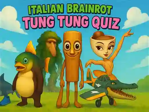 بازی Italian Brainrot tung Tung Quiz آنلاین