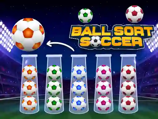 بازی Ball Sort Soccer آنلاین
