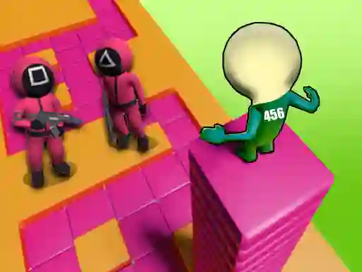 بازی Squid Game Stacky Maze آنلاین