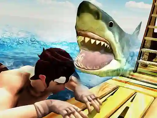 بازی Raft Angry Shark Hunting آنلاین