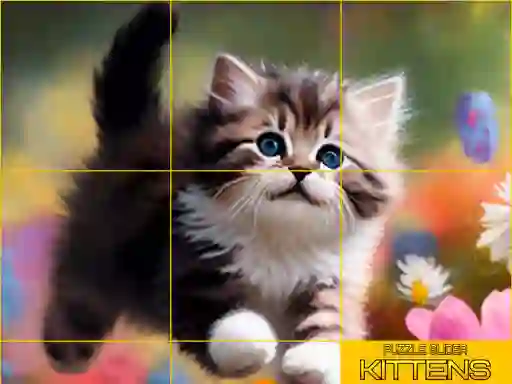 بازی Puzzle Sliding Kittens آنلاین
