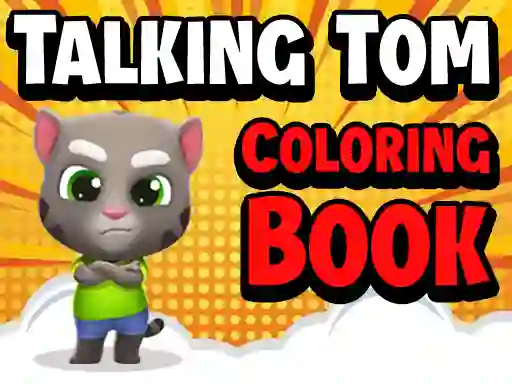 بازی Talking Tom Coloring Books آنلاین