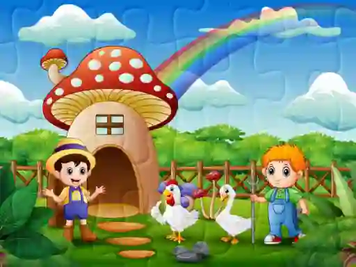 بازی Farm Animal Jigsaw آنلاین