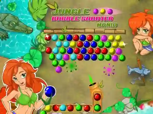 بازی Jungle Bubble Shooter Mania آنلاین