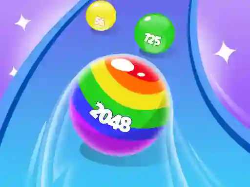 بازی 2048 Run Gorgeous Balls آنلاین