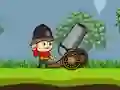 بازی Cannons and Soldiers mountain offense آنلاین