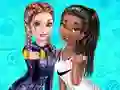 بازی Elsa And Tiana Workout Buddies آنلاین