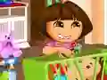 بازی Dora Baby Caring Slacking آنلاین