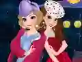 بازی Anna and Elsa Cocktail Dresses آنلاین