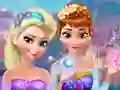 بازی Anna & Elsa Makeover آنلاین