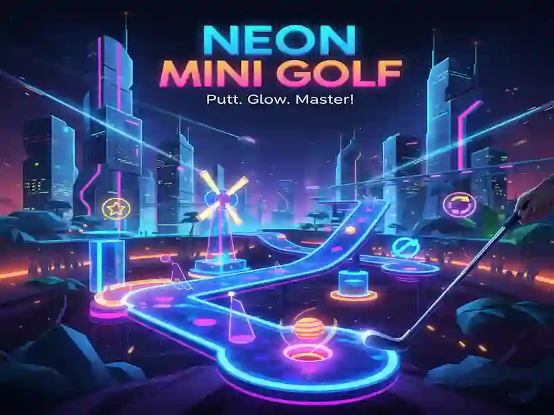 بازی Neon Mini Golf آنلاین