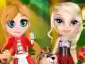 بازی Little Elsa In Red Hood آنلاین