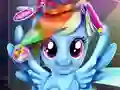 بازی Rainbow pony real haircuts آنلاین