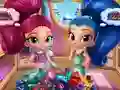 بازی Shimmer And Shine Wardrobe Cleaning آنلاین