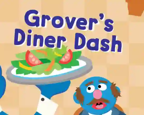 بازی 123 Sesame Street: Grover's Diner Dash آنلاین