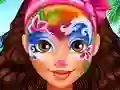 بازی Oceania Princess Moana Face Art آنلاین
