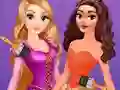 بازی Disney Princesses Rainbow Dresses آنلاین