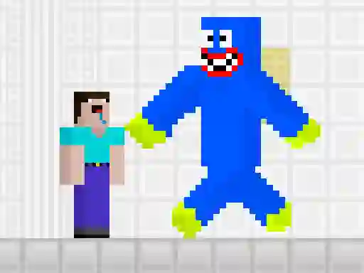 بازی Noob Vs Blue Monster آنلاین