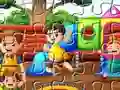 بازی Playing Kids Jigsaw آنلاین