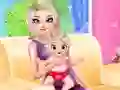 بازی Princess Elsa Baby Born آنلاین