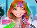 بازی Annie's Winter Chic Hairstyles آنلاین