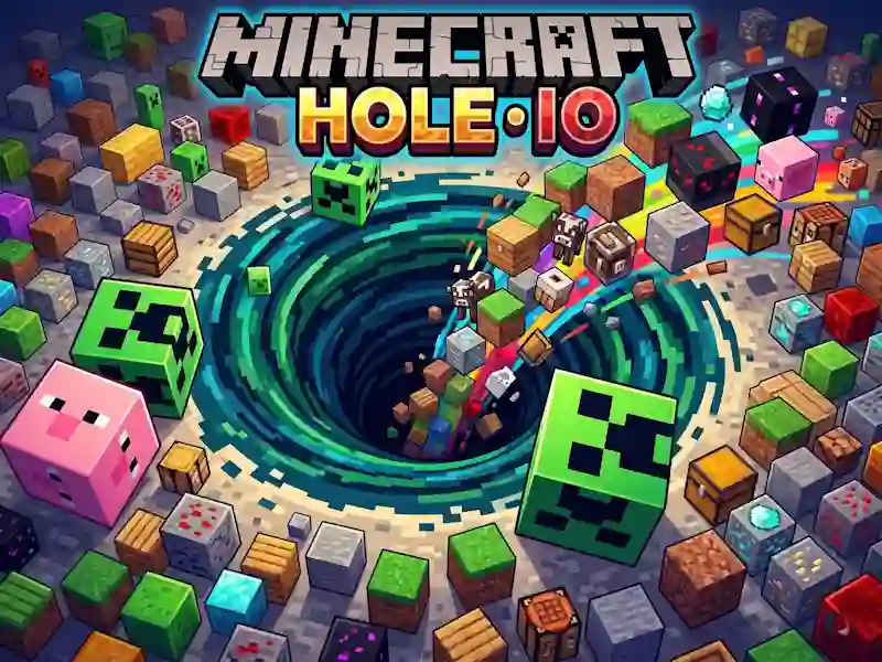 بازی Minecraft Hole IO آنلاین