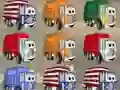 بازی Garbage Trucks Matching آنلاین