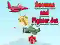 بازی Snowman and Fighter Jet آنلاین