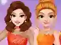 بازی Princesses Ice Skating Dress Up آنلاین