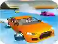 بازی Crazy Water Surfing Car Race آنلاین