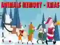 بازی Animals Memory - Xmas آنلاین