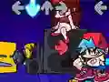 بازی Friday Night Funkin vs Geometry Dash آنلاین