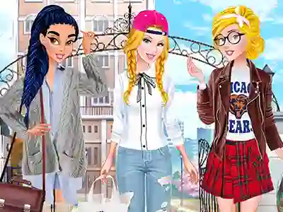 بازی Princesses: Back to School Collection آنلاین