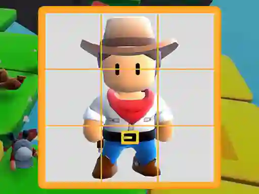 بازی Stumble Boys Sliding Puzzle آنلاین