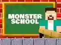 بازی Monster School: Roller Coaster & Parkour آنلاین