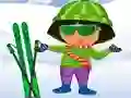 بازی Dora Ski Dress up آنلاین