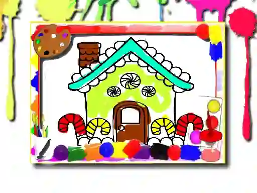 بازی House Coloring Book آنلاین