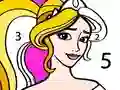 بازی Princess Coloring By Number آنلاین