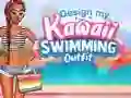 بازی Design My Kawaii Swimming Outfit آنلاین
