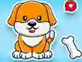 بازی Coloring Book: Cute Dog آنلاین