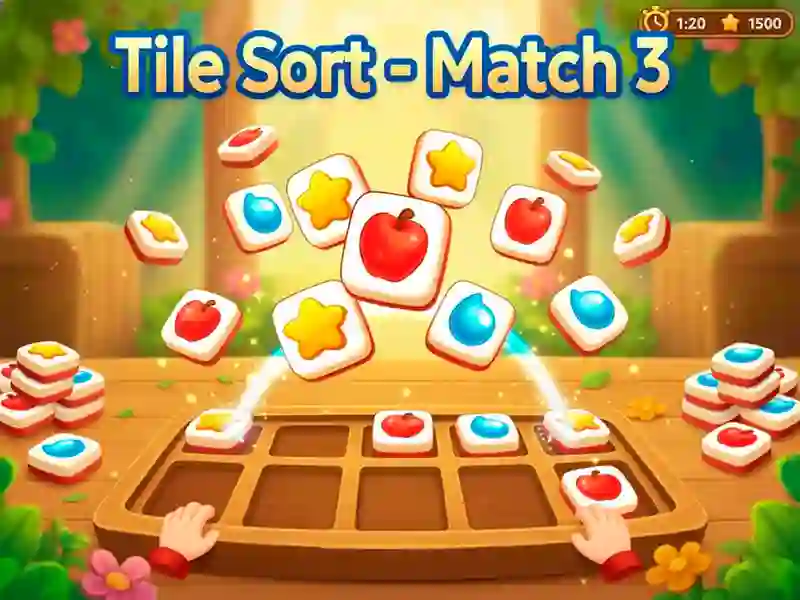 بازی Tile Sort - Match 3 آنلاین